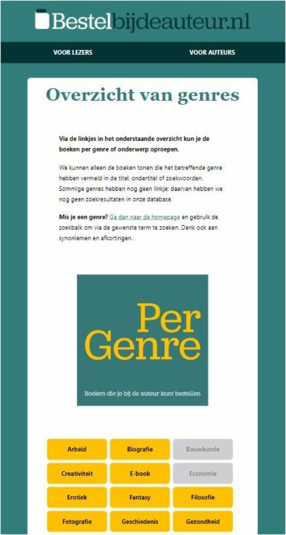 Een boek bestellen met een feestje