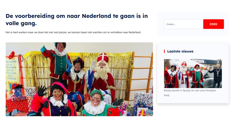 Sinterklaas gouda website webburo spring Portfolio horizontaal2