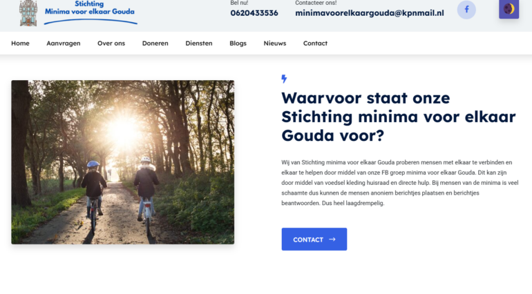 Stichting minima voor elkaar gouda website webburo spring Portfolio horizontaal1