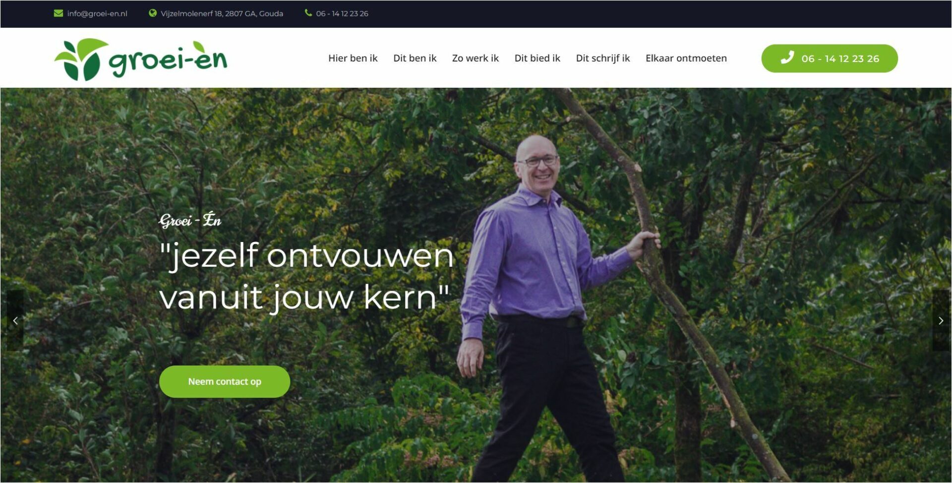 Webshop voor veelzijdige coach