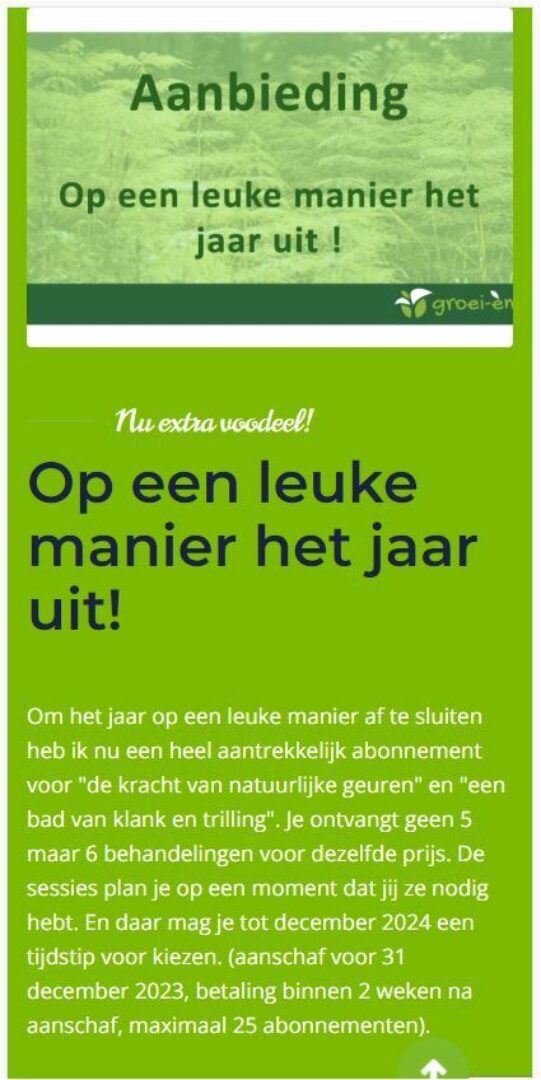 Webshop voor veelzijdige coach