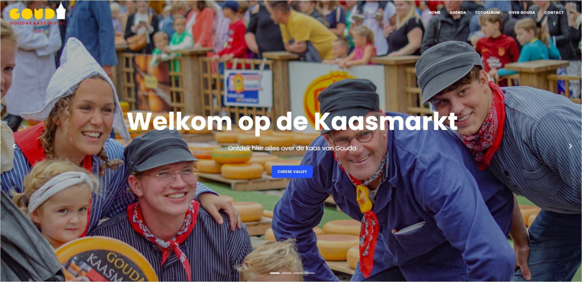 Mooi plaatje voor de Goudse Kaasmarkt