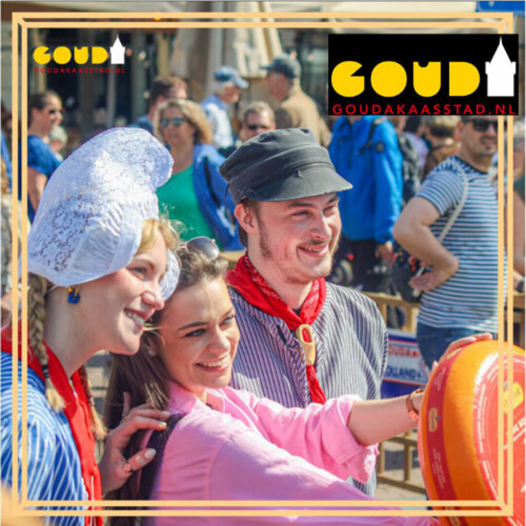 Mooi plaatje voor de Goudse Kaasmarkt