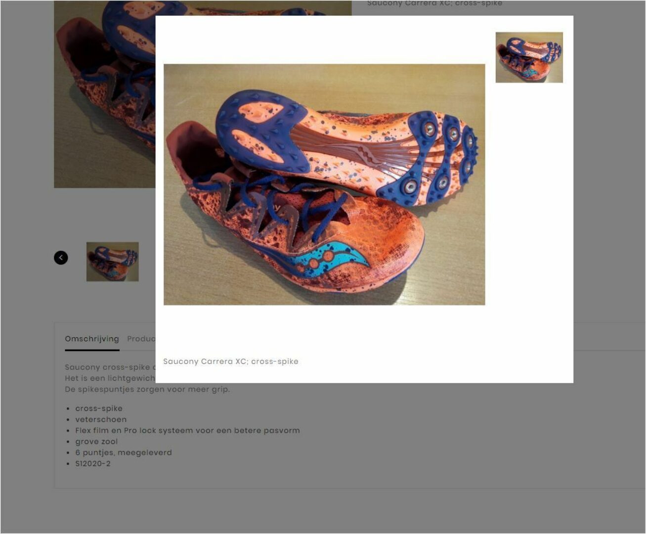 Webshop voor Spikeshop