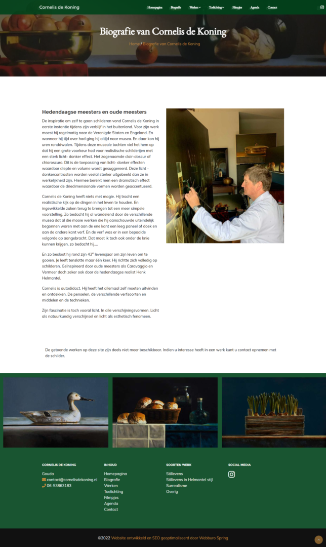 Website kunstschilder