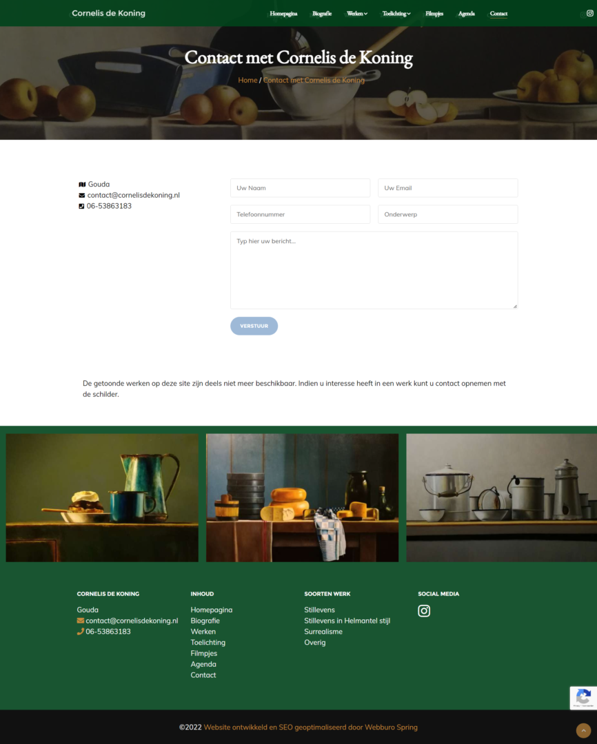 Website kunstschilder