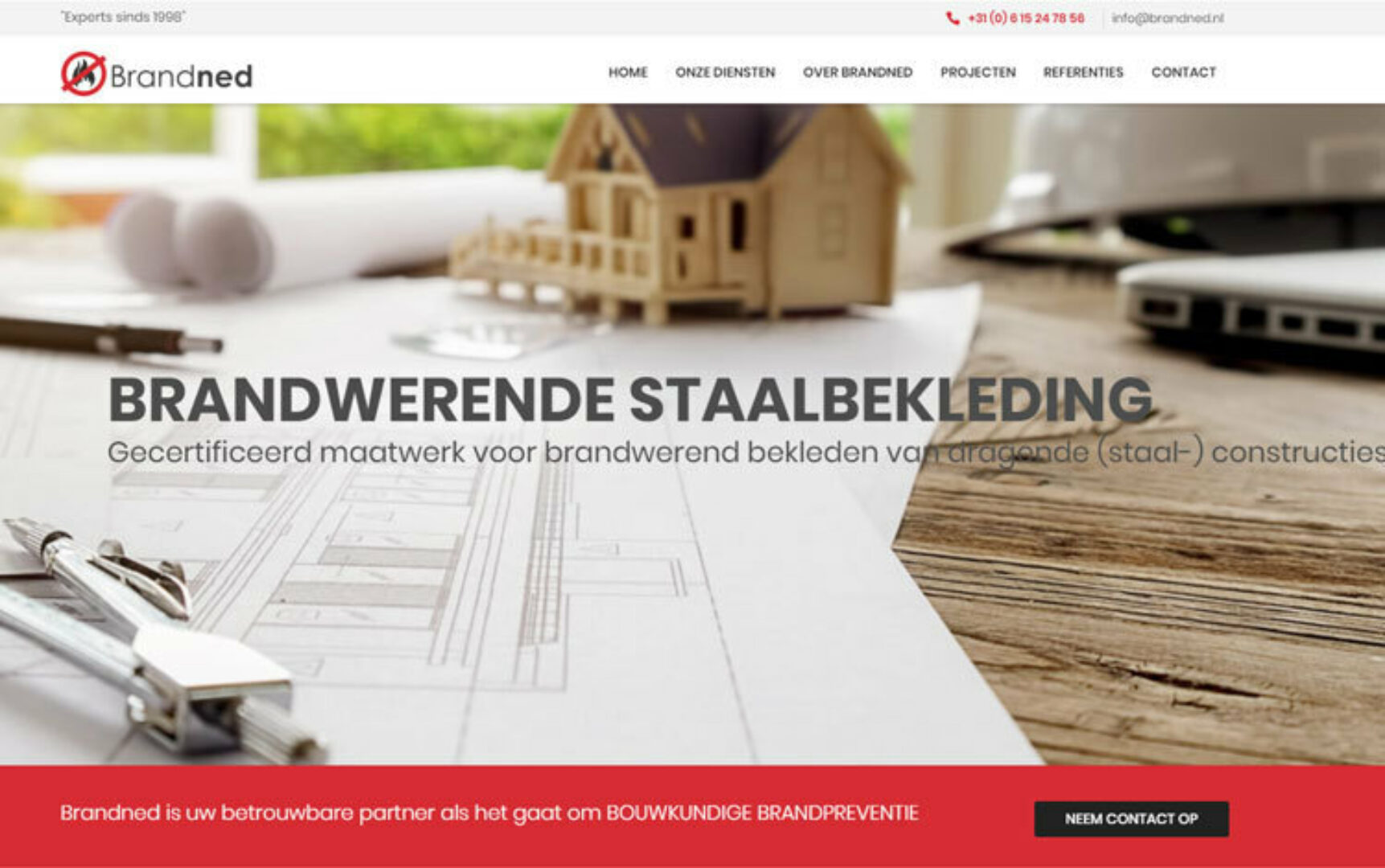 Website voor Brandned