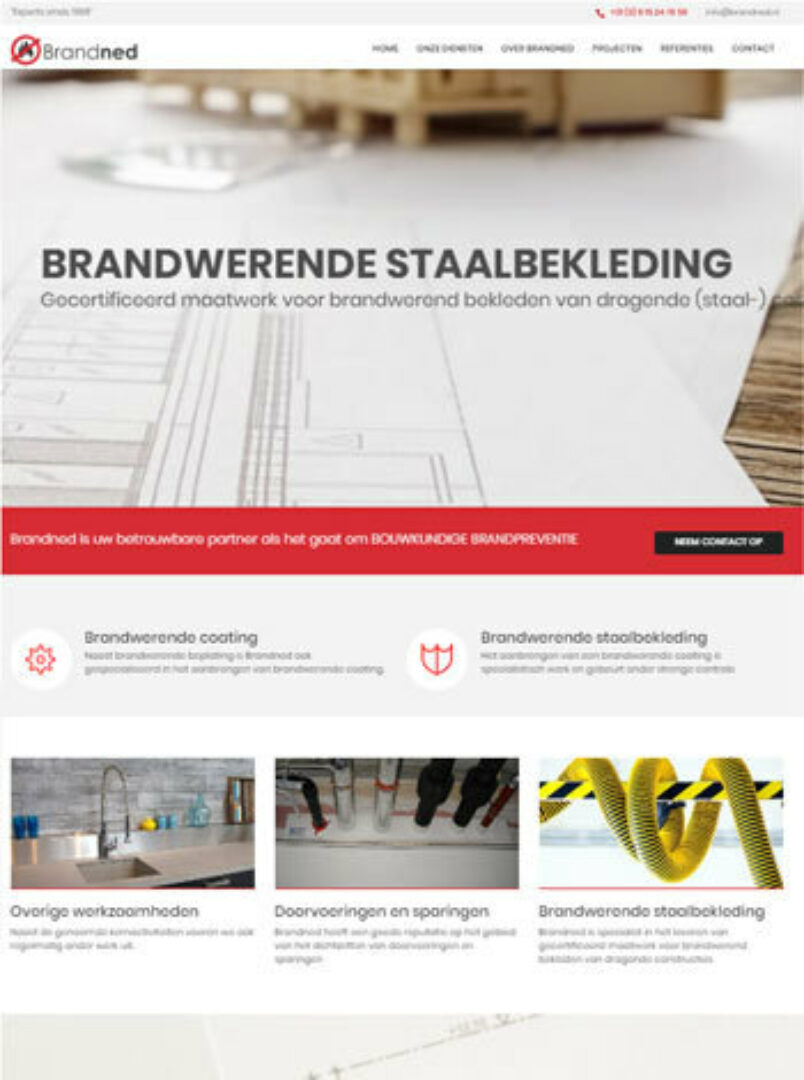 Website voor Brandned