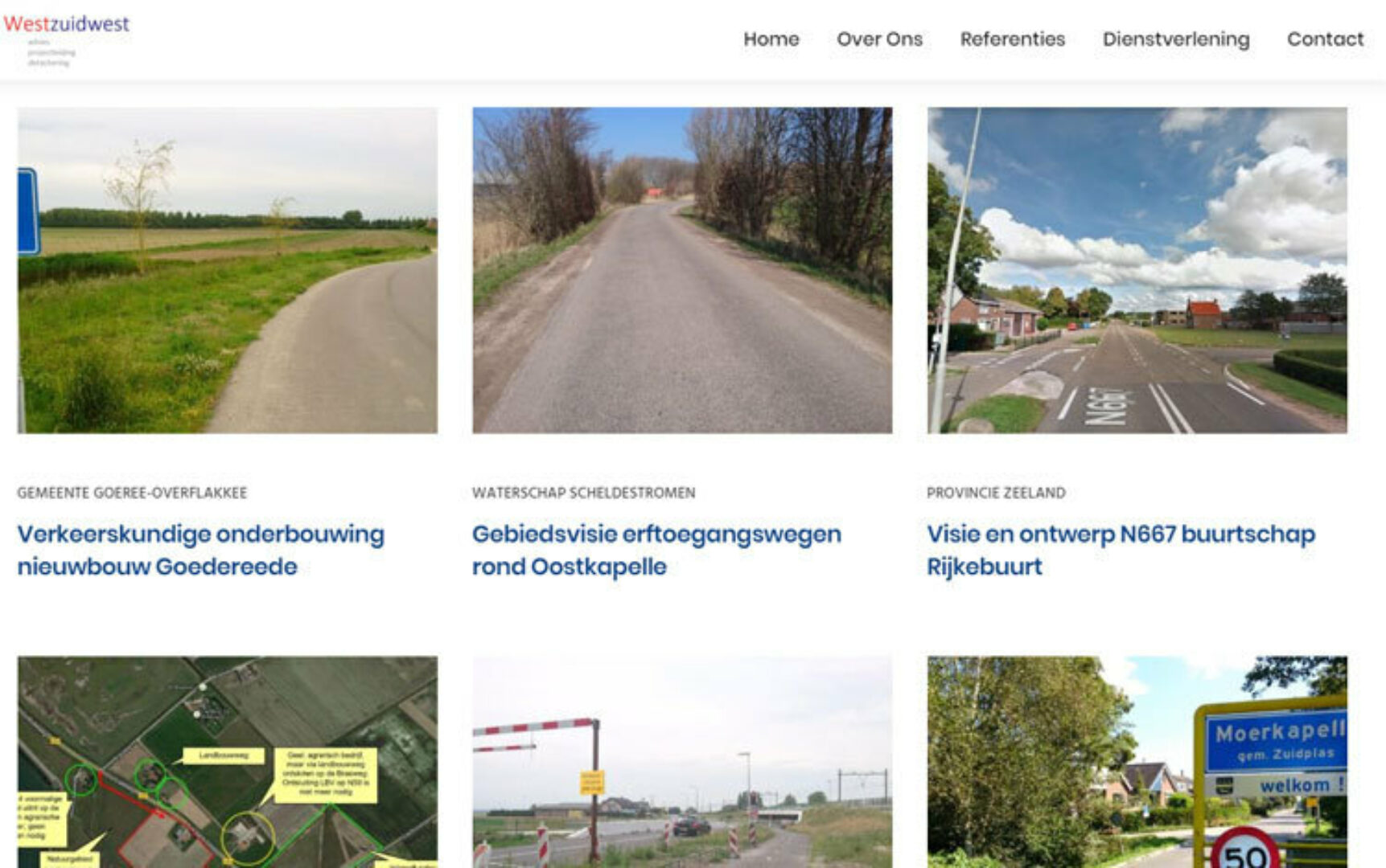 Website voor Westzuidwest