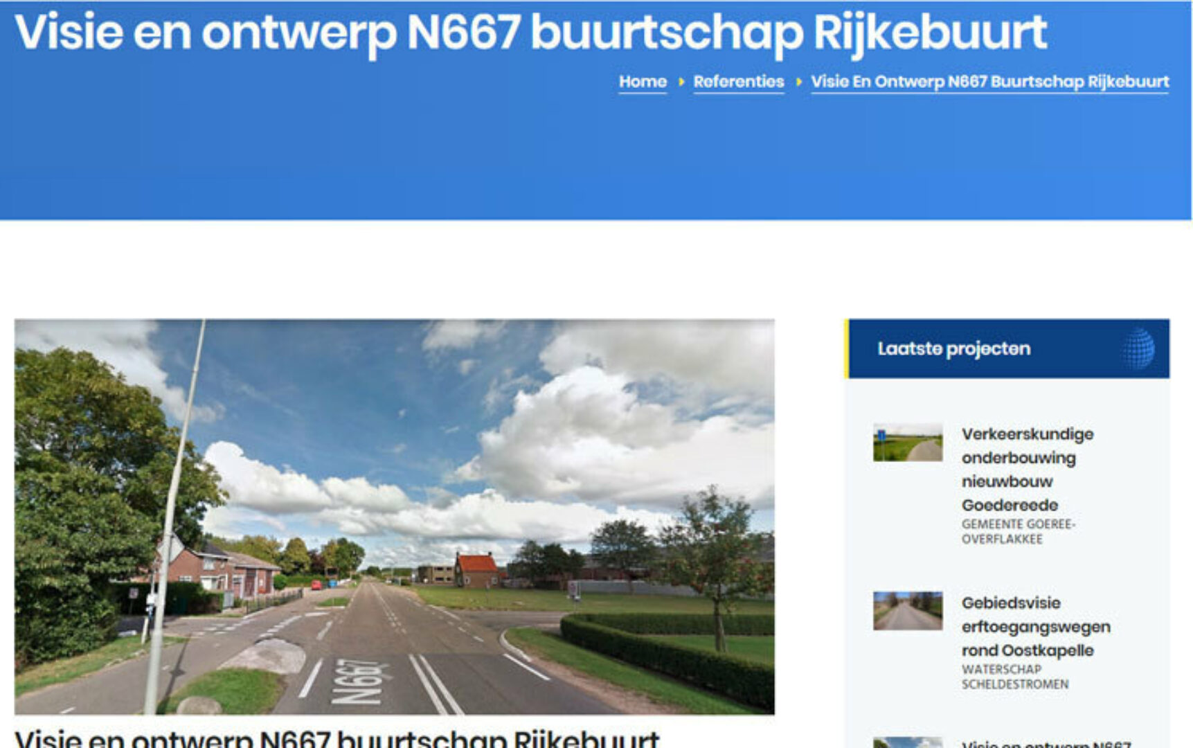 Website voor Westzuidwest