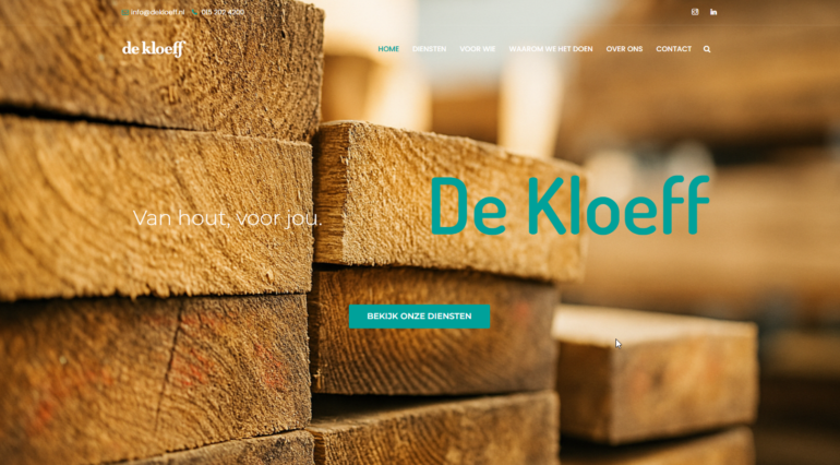 De Kloeff sociaal en duurzaam hout spring snel webburo spring Portfolio horizontaal1
