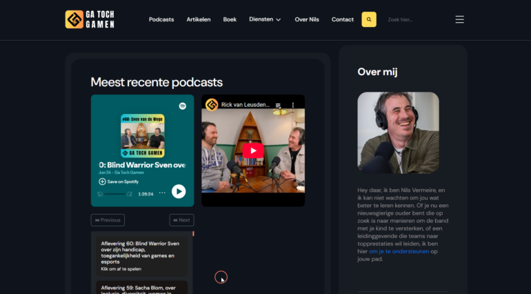 Ga toch gamen Nils Vermeire spring maatwerk webburo spring Portfolio horizontaal2